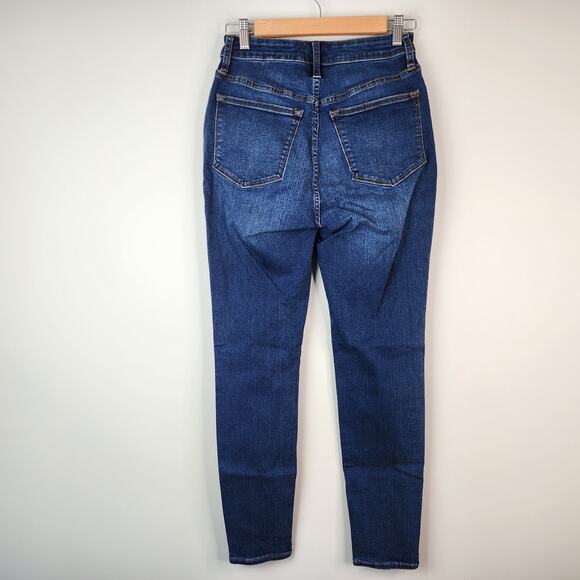 J. Crew Factory Curvy High Rise Skinny Jeans Medium Wash Stretch Denim 28 - Picture 7 of 11